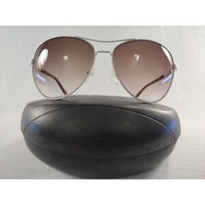 Armani Exchange AX 2038/S White Aviator Sunglasses Brown Gradient Lenses 58-14